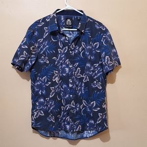 English Laundry Hawaiian Style Cotton Shirt